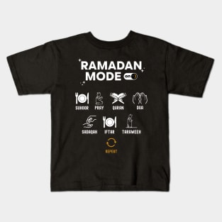 Ramadan Fasting Mode On Ramadan Kareem 2024 Kids T-Shirt